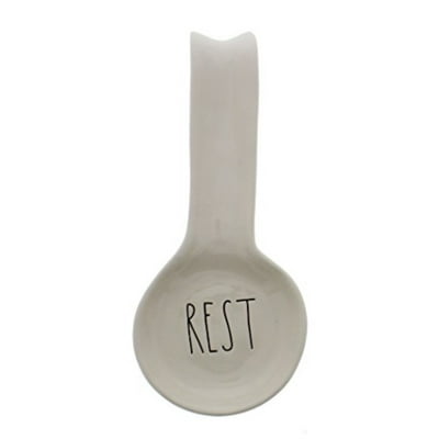 Rae Dunn by Magenta REST Ceramic Spoon Rest 